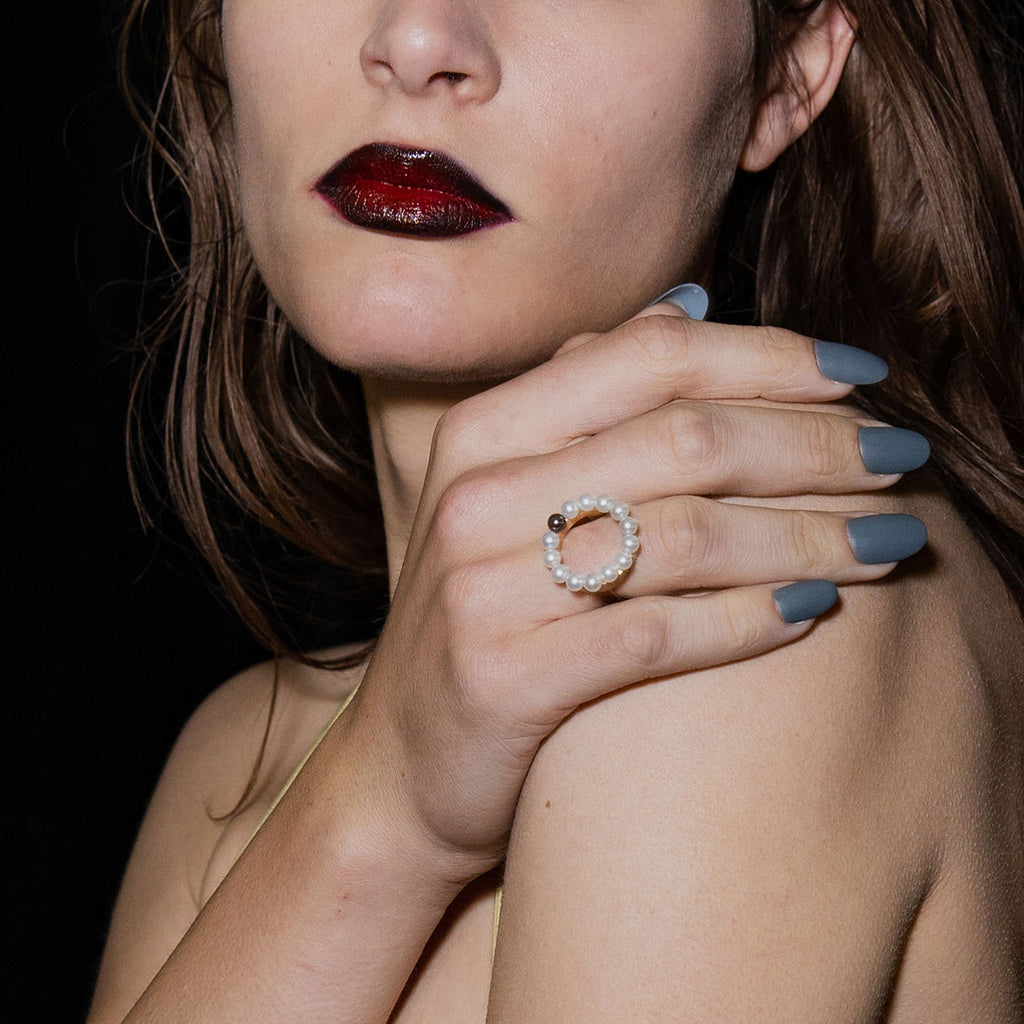 Pearl Circle Ring