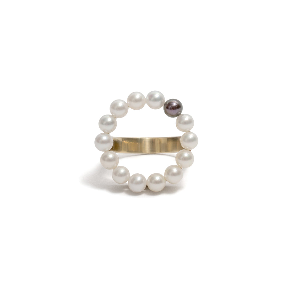 Pearl Circle Ring