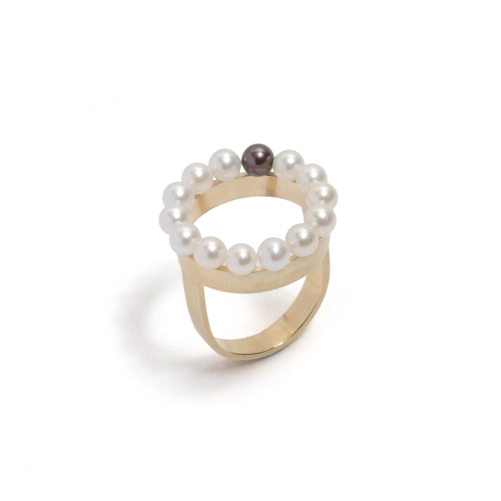 Pearl Circle Ring
