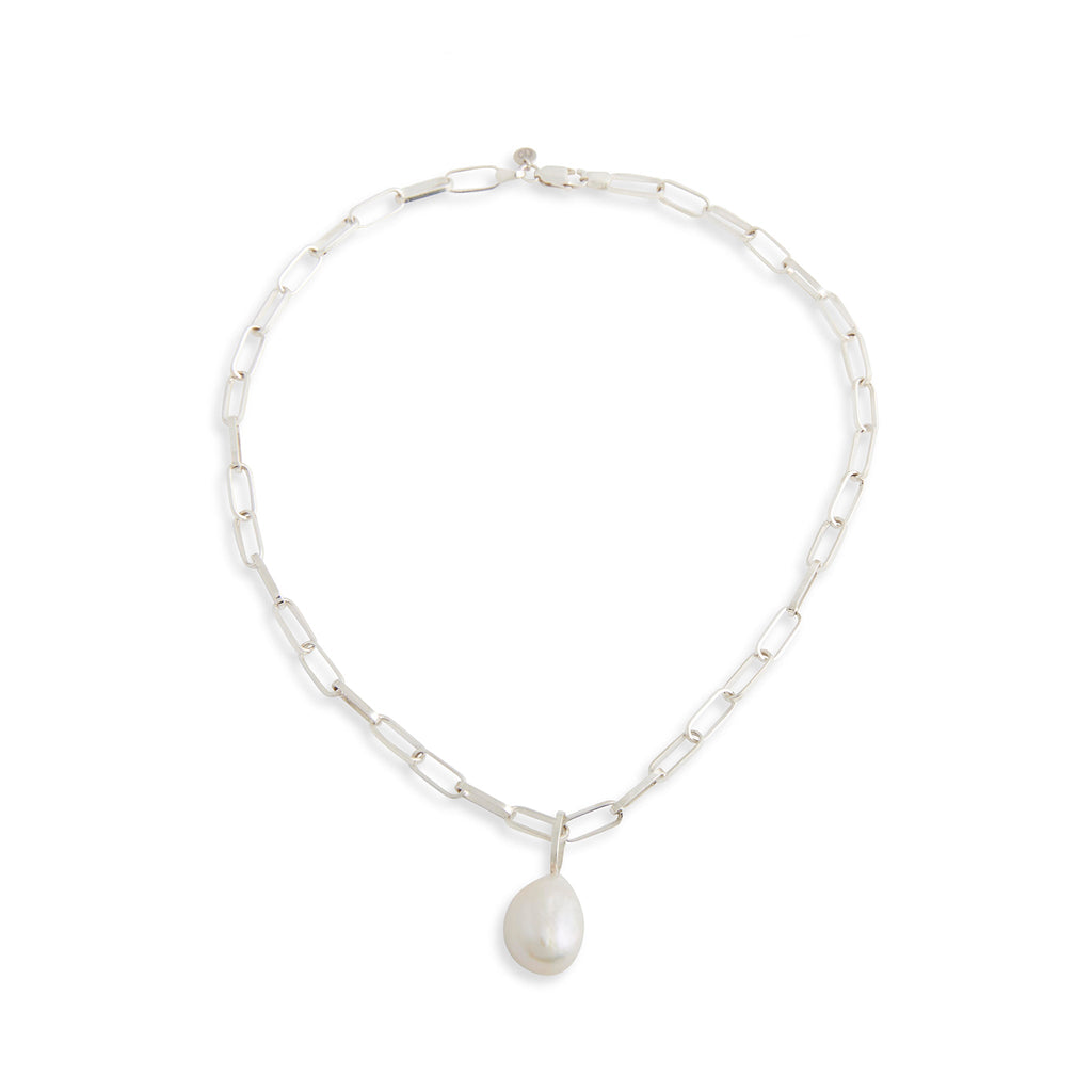 Baroque Pearl Drop Necklace