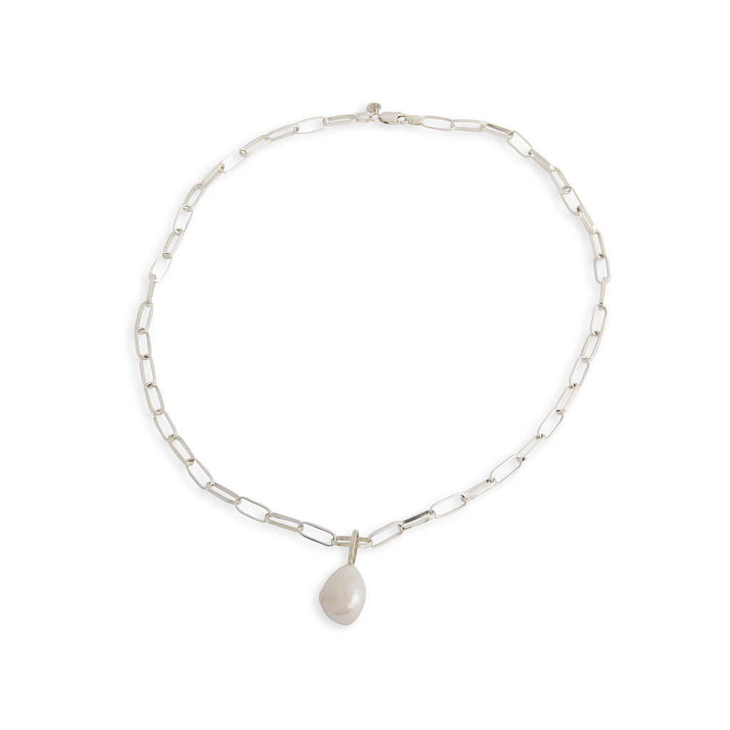 Baroque Pearl Drop Necklace