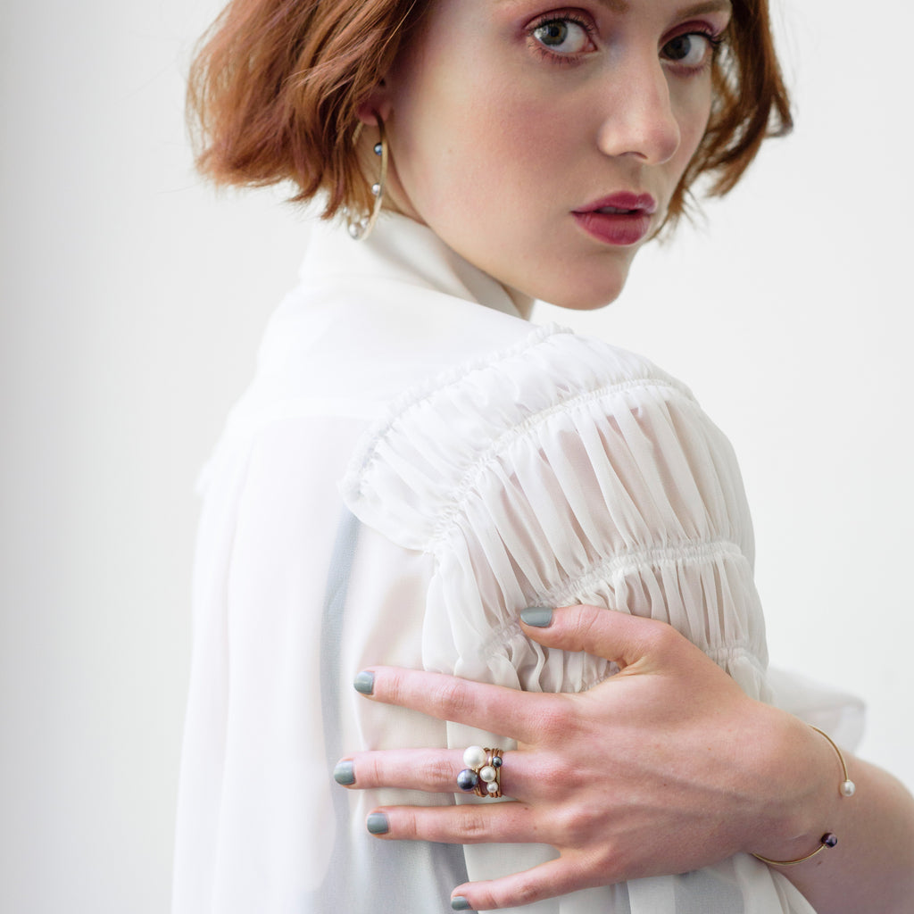 Suspended Pearl Cuff