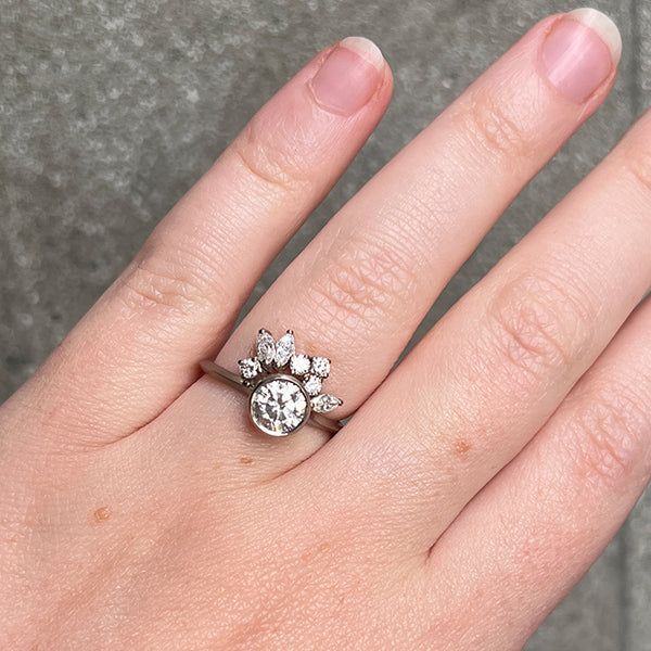 Bespoke Engagement Ring: Modernising Heirloom Diamonds