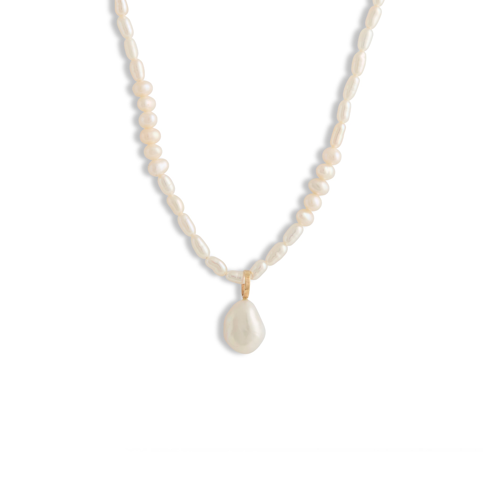 Sirene baroque pearl necklace Ф Sirène Baroque Pearl Necklace – Aprille Jewellery