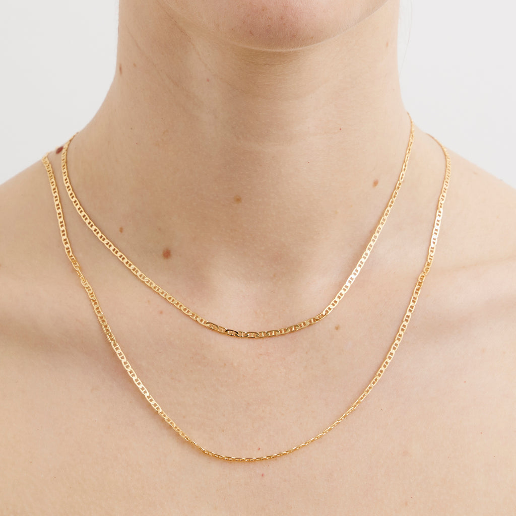 Anchor Link Choker Necklace