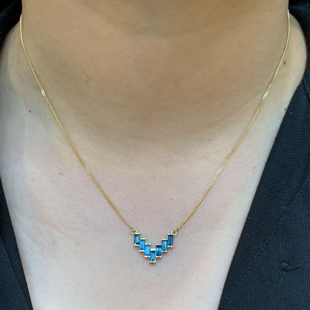 Skyline Sapphire Pendant