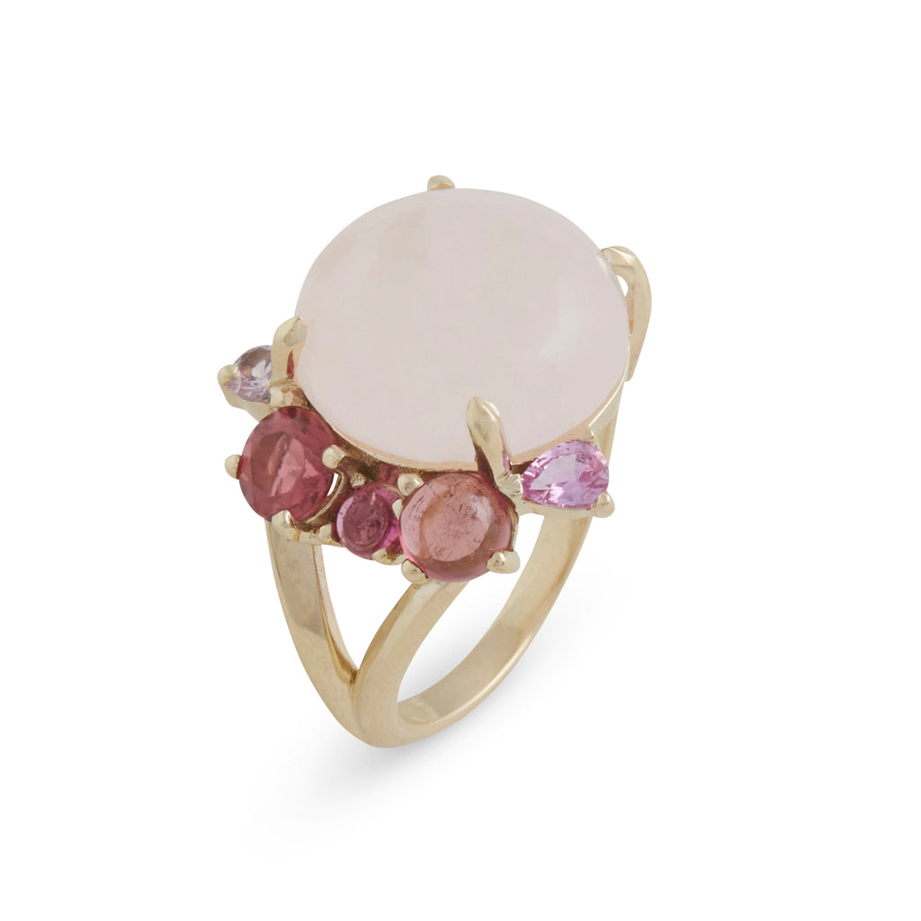 Kaleidoscope Pink Gem Ring