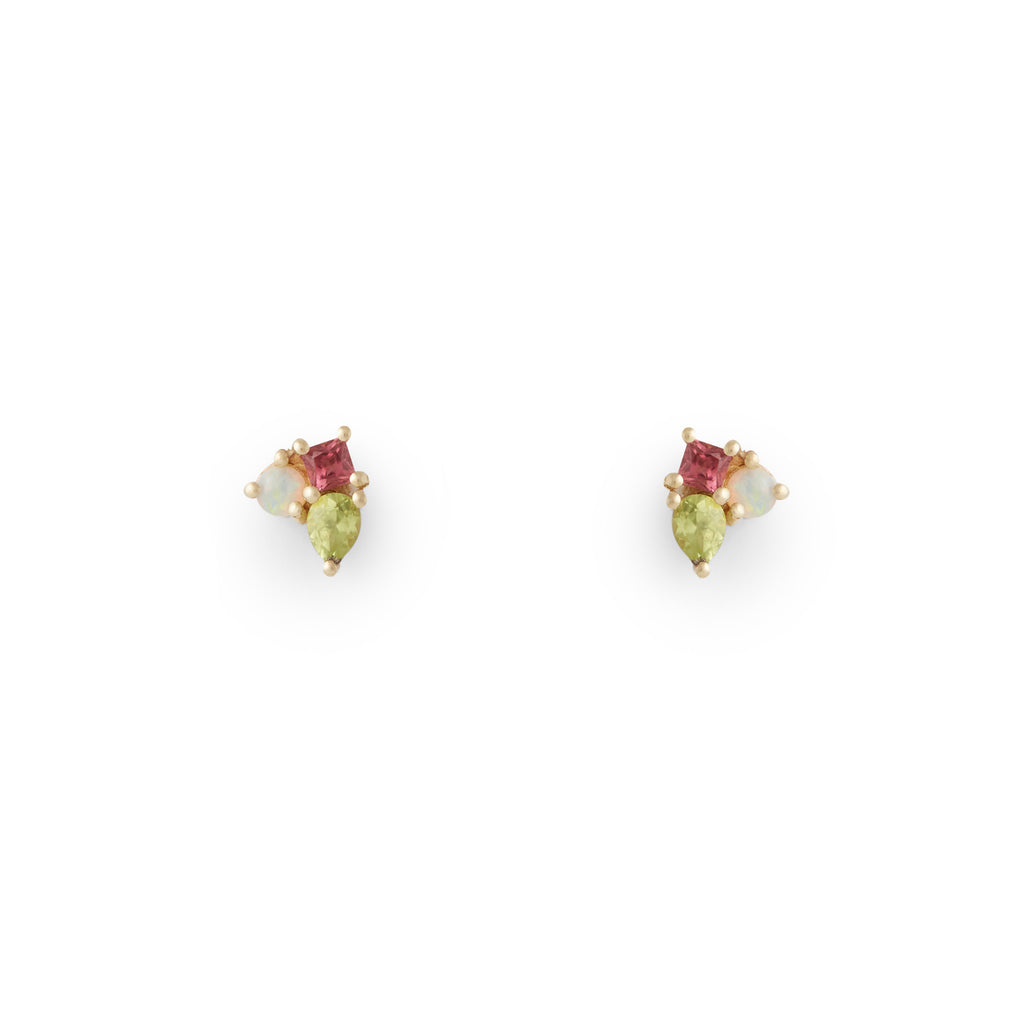 Kaleidoscope Opal Gem Earrings