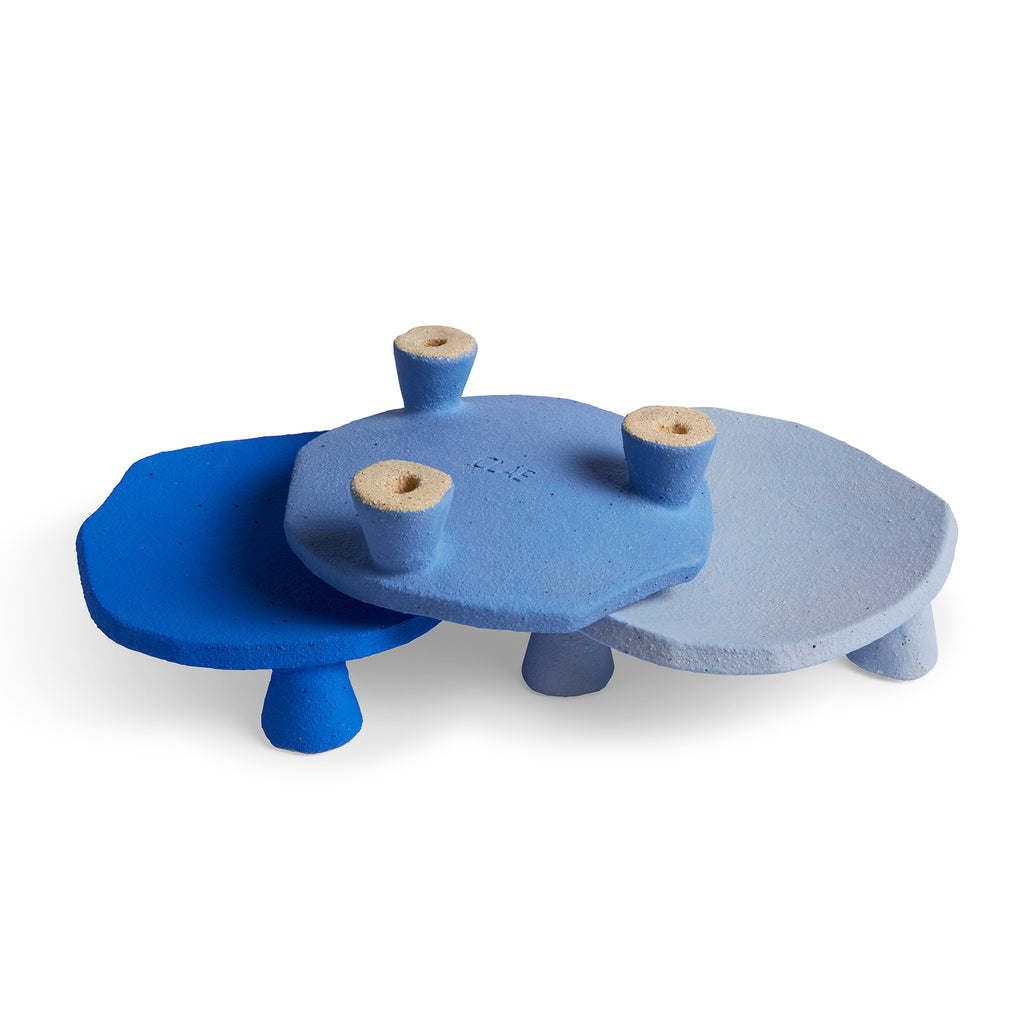 Blue Ellery Footed Dish