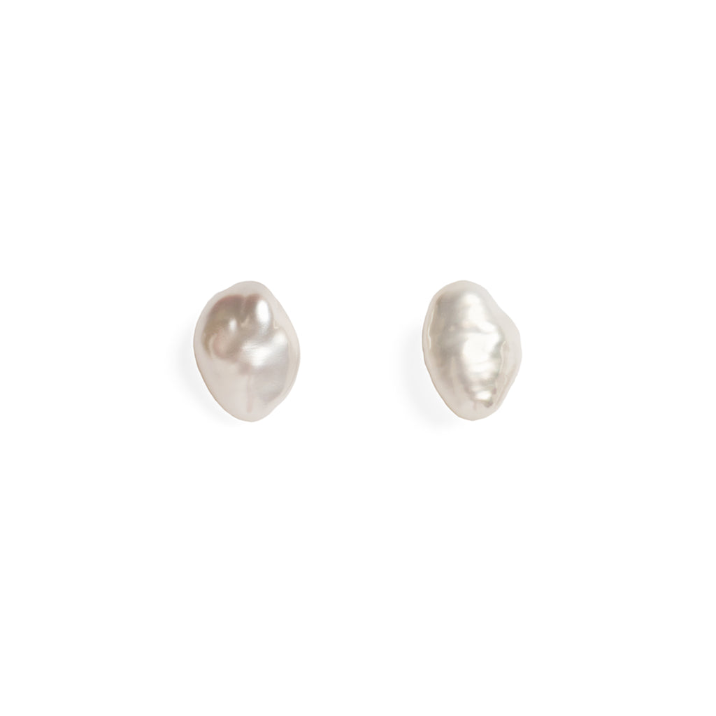 Baroque Pearl Medium Stud Earring (Single)