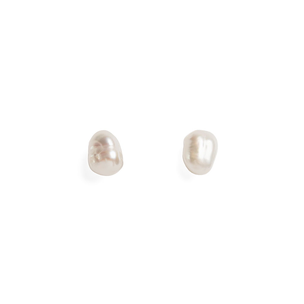 Baroque Pearl Medium Stud Earring (Single)