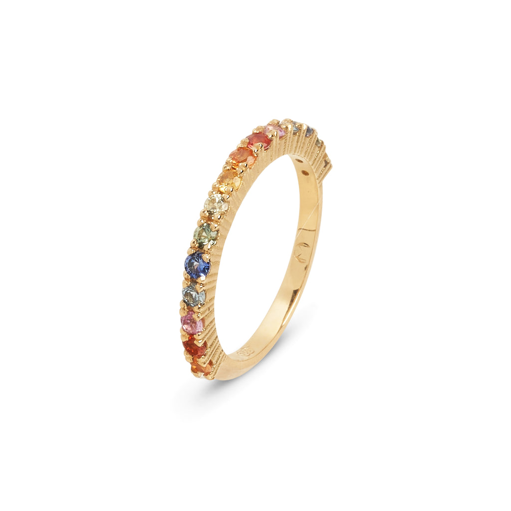 Fever Rainbow Sapphire Ring