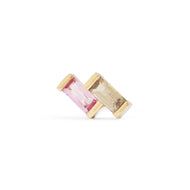 Juicy Double Sapphire Earring (Single)