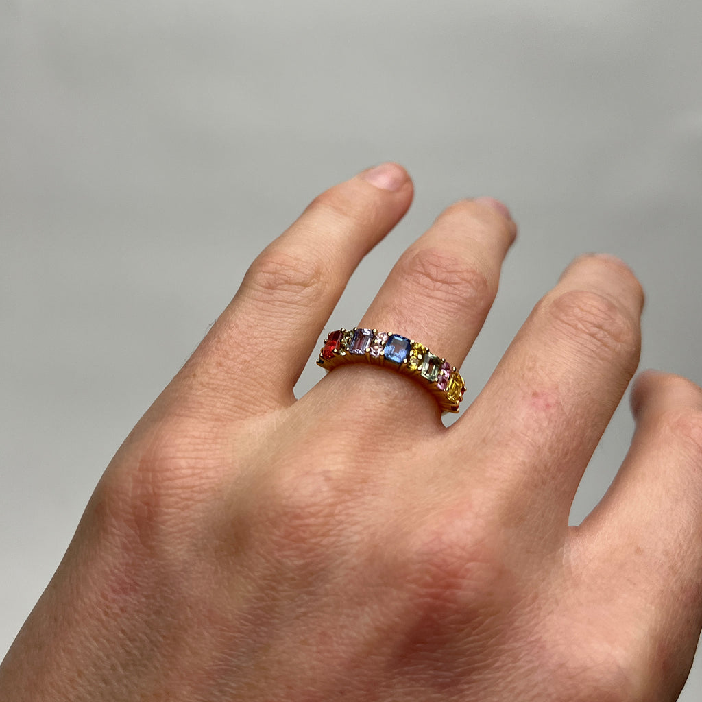 Everlasting Rainbow Ring
