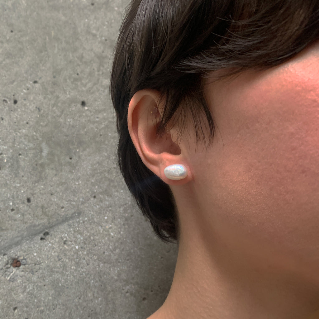 Baroque Pearl Small Stud Earring (Single)