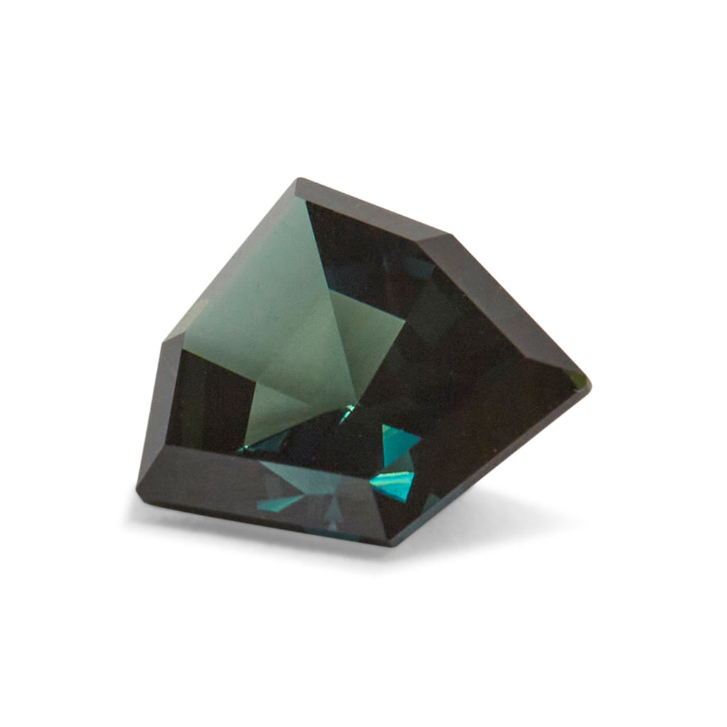 4.05ct Freeform Cut Teal Australian Parti Sapphire