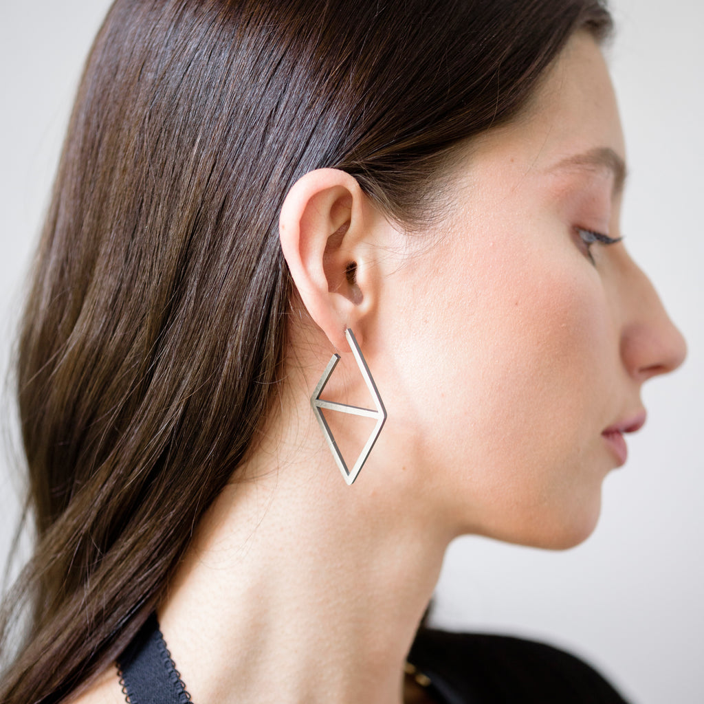 Triangle Mirror Earrings