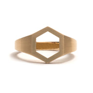 Hexagonal Signet Ring