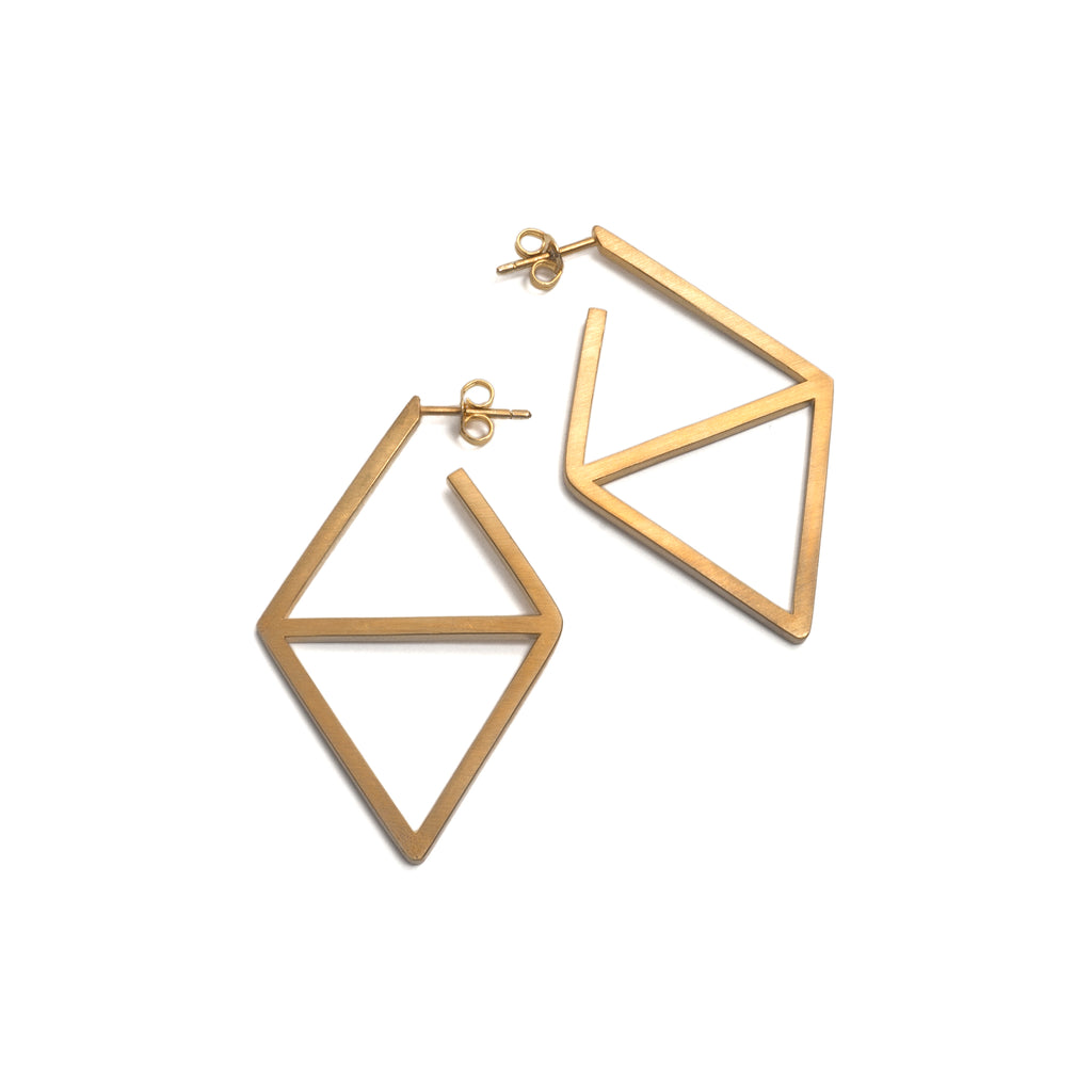 Triangle Mirror Earrings