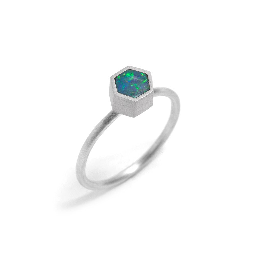 Opal Element Large Stacking Ring